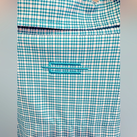 Men’s Golf Polo Carnoustie Performance Size M Teal - Picture 4 of 4